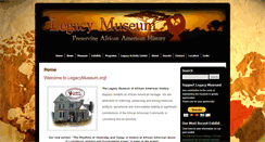 Desktop Screenshot of legacymuseum.org