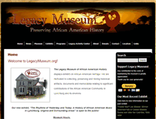 Tablet Screenshot of legacymuseum.org